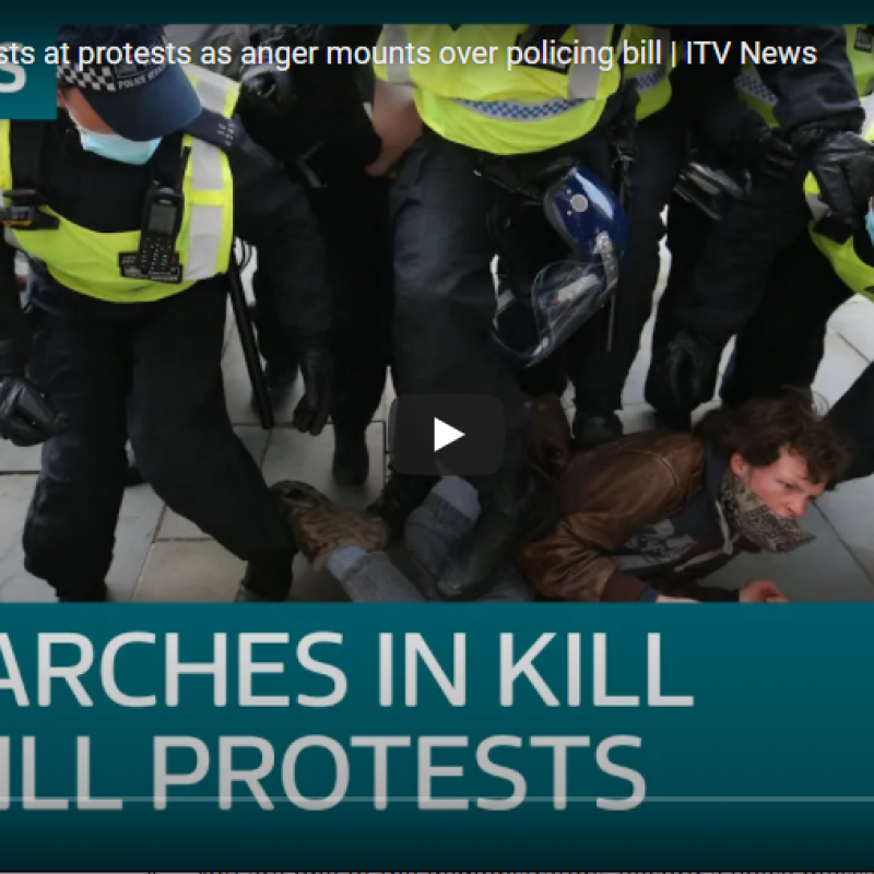 Kill the Bill: Arrests at protests as anger mounts over policing bill