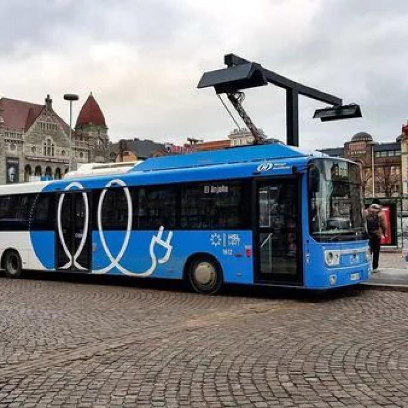 an electric bus 
